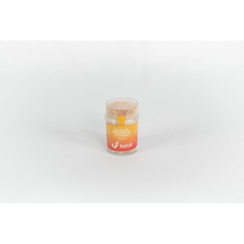 BETIK: DISPENSADOR PALILLO REDONDO 80mm. DOS PUNTAS (500uni) Ref.1010100