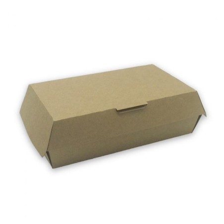 ECOLINE CARTON: HOT-DOG SNACK CAJA KRAFT 177X97Xh60mm. (50 uds.) Ref.ERPAMU000082