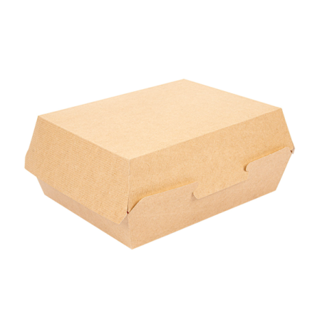 ECOLINE CARTON: CAJA LUNCH BOX KRAFT ONDULADO 22 5X17Xh85mm. (50 uds.) Ref.234.31