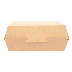 ECOLINE CARTON: CAJA LUNCH BOX KRAFT ONDULADO 22 5X17Xh85mm. (50 uds.) Ref.234.31