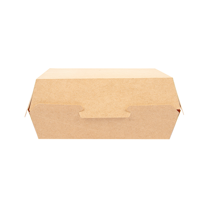 ECOLINE CARTON: CAJA LUNCH BOX KRAFT ONDULADO 22 5X17Xh85mm. (50 uds.) Ref.234.31