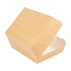 ECOLINE CARTON: CAJA LUNCH BOX KRAFT ONDULADO 22 5X17Xh85mm. (50 uds.) Ref.234.31