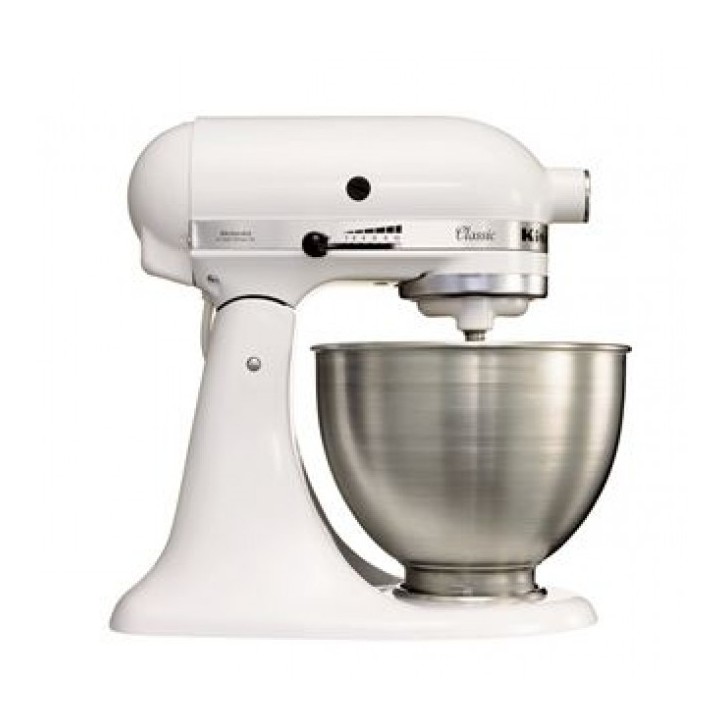 KITCHENAID ROBOT CLASSIC BLANCO CON 4 ACCESORIOS Ref.5K45SS