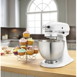 KITCHENAID ROBOT CLASSIC BLANCO CON 4 ACCESORIOS Ref.5K45SS