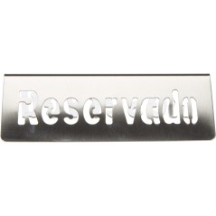 RESERVADO: PLACA MESA INOX TROQUELADA (ESPANOL - INGLES) LACOR Ref.61098