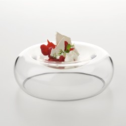 CHEFS COLLECTION: INFINITA CRISTAL PLATO DEGUSTACION Ø22cm. Ref.49000468