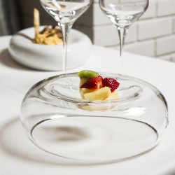 CHEFS COLLECTION: INFINITA CRISTAL PLATO DEGUSTACION Ø22cm. Ref.49000468