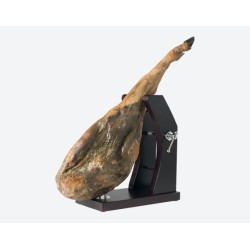 BUARFE: SOPORTE JAMONERO PATANEGRA LACADO TABACO Ref.6293