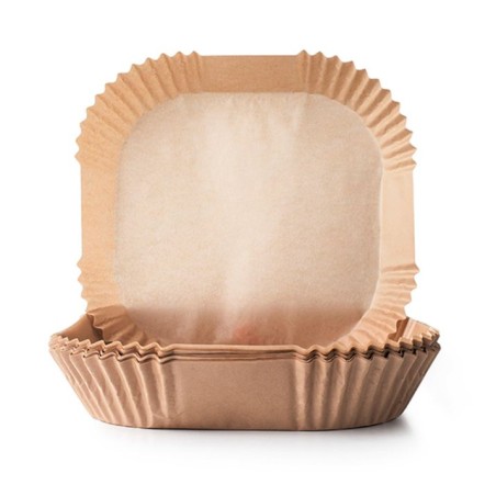 AIRFRYER: MOLDE PAPEL PARA FREIDORAS DE AIRE 20X20Xh4 5cm. (50uds.) Ref.3936FM
