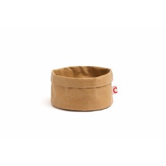 PANERA SAQUITO KRAFT: Ø17Xh8cm. Ref.7455