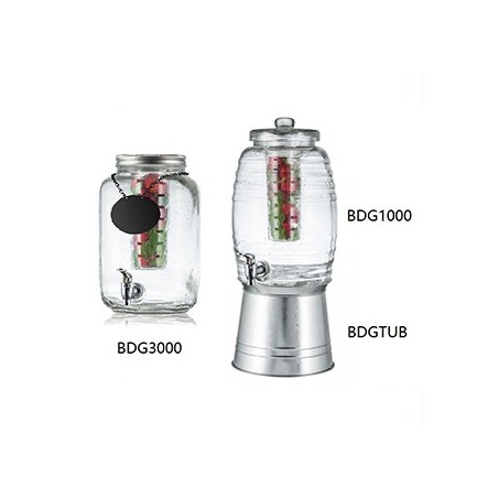 DISPENSADOR DE LIQUIDOS : CON GRIFO CRISTAL 9 5cl. Ref.BDG1000