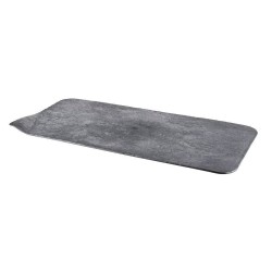 VAJILLA CATERING SERIE REUTILIZABLE: PLATO PIZARRA 30x14 (10uni.) Ref.27113