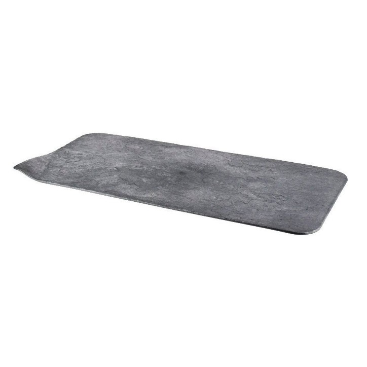 VAJILLA CATERING SERIE REUTILIZABLE: PLATO PIZARRA 30x14 (10uni.) Ref.27113