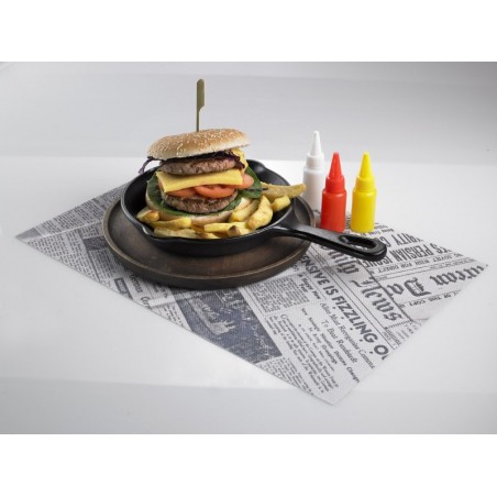 MANTELITO INDIVIDUAL DE MESA: PERIODICO 30X45 plastico PVC Ref.T2210