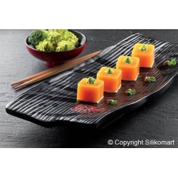 SILIKOMART: MOLDE SILICONA SUSHI MAKI 15 CAV. Ø35X35H.25mm. (26ml. Cavidad) Ref.36175870065