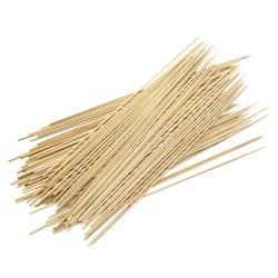 MORUNOS: BROCHETA DE BAMBU 25cm. (bolsa 100uni.) Ref.001010103