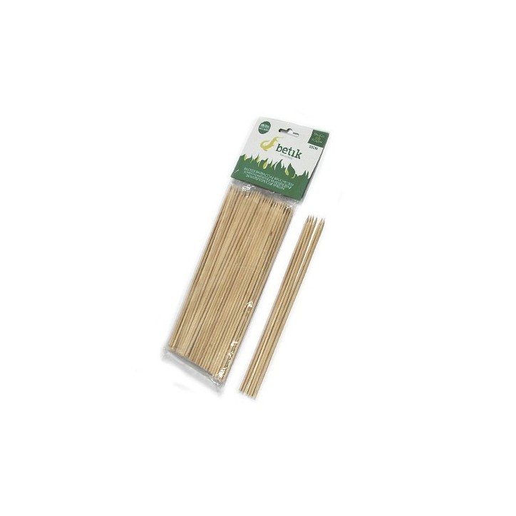 MORUNOS: BROCHETA DE BAMBU 20cm. (bolsa 50uni.) Ref.001010068