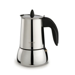 CAFETERA INDUBASIC: INOX 6 TAZAS Ref.611306