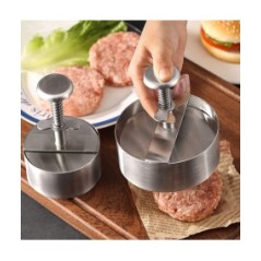 MOLDE PARA HAMBURGUESA CON EXPULSADOR INOX Ø11 40cm. Ref.666911