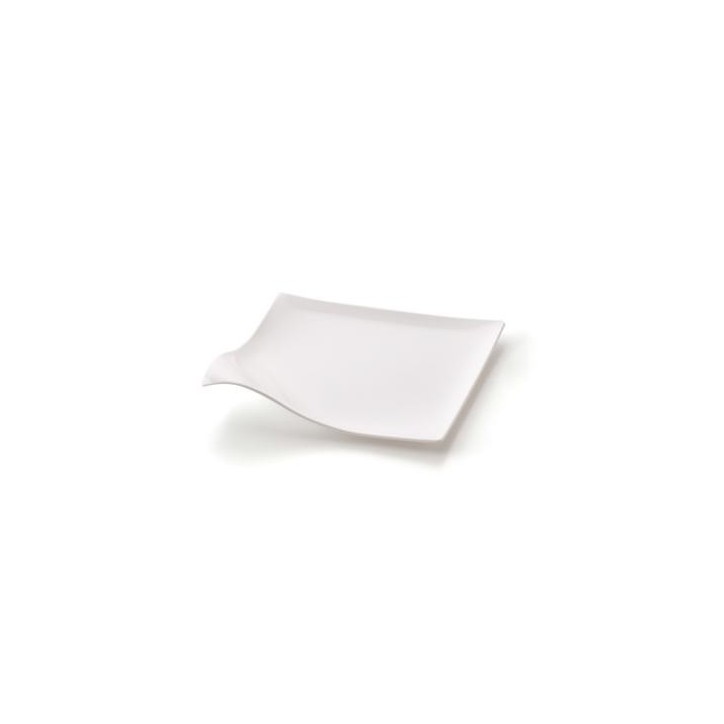 VAJILLA CATERING ARAVEN: PLATO INDIVIDUALmini. 80X80mm. BLANCO (25uni.) Ref.01762