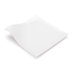 VAJILLA CATERING ARAVEN: PLATO INDIVIDUALmini. 80X80mm. BLANCO (25uni.) Ref.01762