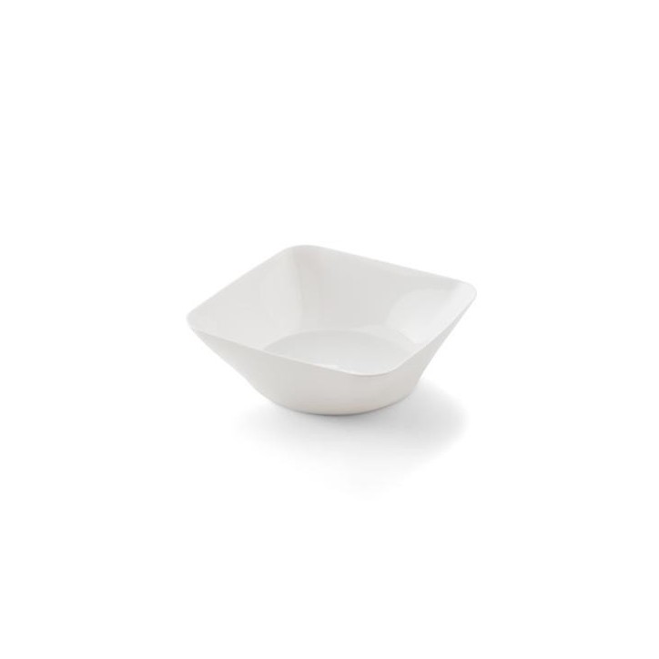 VAJILLA CATERING ARAVEN: CUENCO HONDO DEGUSTACION 9cl. 70X70XH17mm. BLANCO (25uni.) Ref.01763