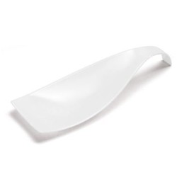 VAJILLA CATERING: WAVE - CUCHARITA PREMIUM - BLANCA - 121X42mm. - REUTILIZABLE - (50uni.) Ref.01769