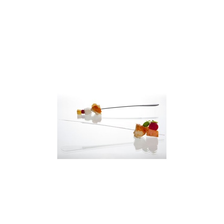 VAJILLA CATERING ARAVEN: BROCHETA 19cm. NEGRA 250uni. Ref.1741