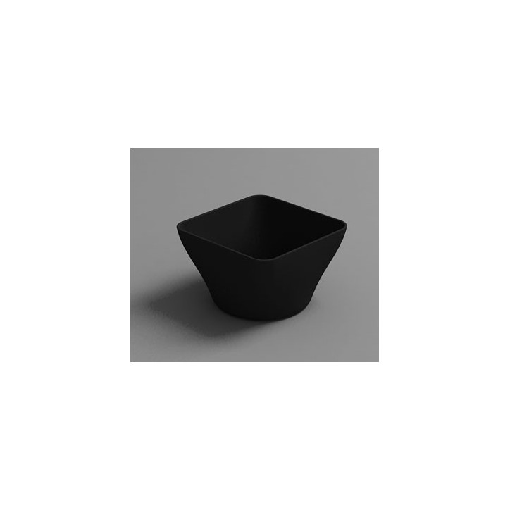 VAJILLA CATERING ARAVEN: VASO DEGUSTACION NEGRO 5cl 51X51XH33 (12uni.) Ref.41760