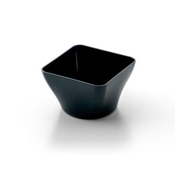 VAJILLA CATERING ARAVEN: VASO DEGUSTACION NEGRO 5cl 51X51XH33 (12uni.) Ref.41760