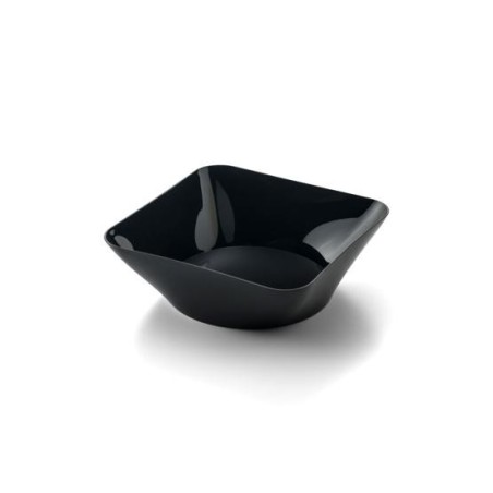 VAJILLA CATERING ARAVEN: CUENCO HONDO DEGUSTACION 9cl. 70X70XH17mm. NEGRO (25uni.) Ref.41763