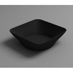 VAJILLA CATERING ARAVEN: CUENCO HONDO DEGUSTACION 9cl. 70X70XH17mm. NEGRO (25uni.) Ref.41763