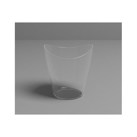 VAJILLA CATERING ARAVEN: VASO DEGUSTACION TRANSPARENTE 60x64mm. 9cl. (50uni.) Ref.91736