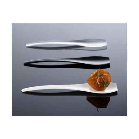 VAJILLA CATERING ARAVEN: CUCHARITA TRANSPARENTE (100uni.) Ref.1770