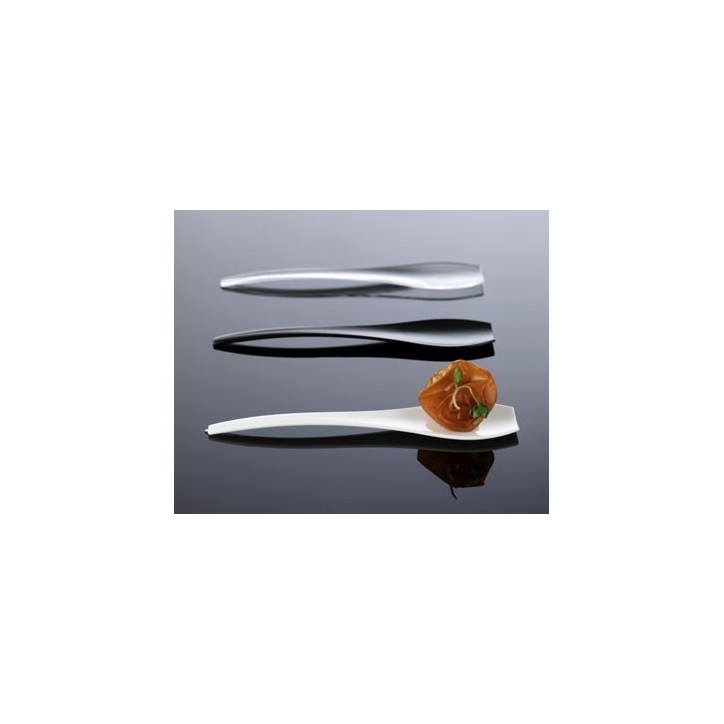 VAJILLA CATERING ARAVEN: CUCHARITA TRANSPARENTE (100uni.) Ref.1770