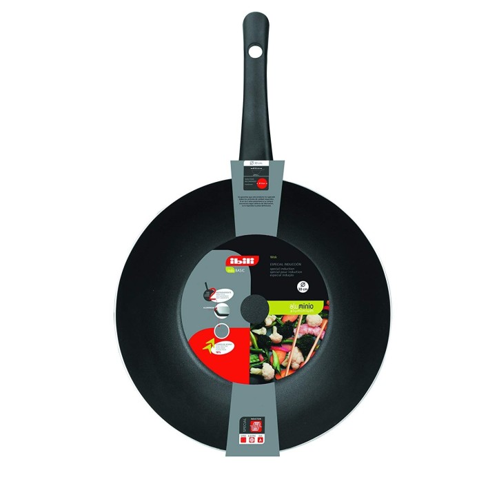 INDUBASIC: SARTEN WOK Ø30cm. Ref.406130