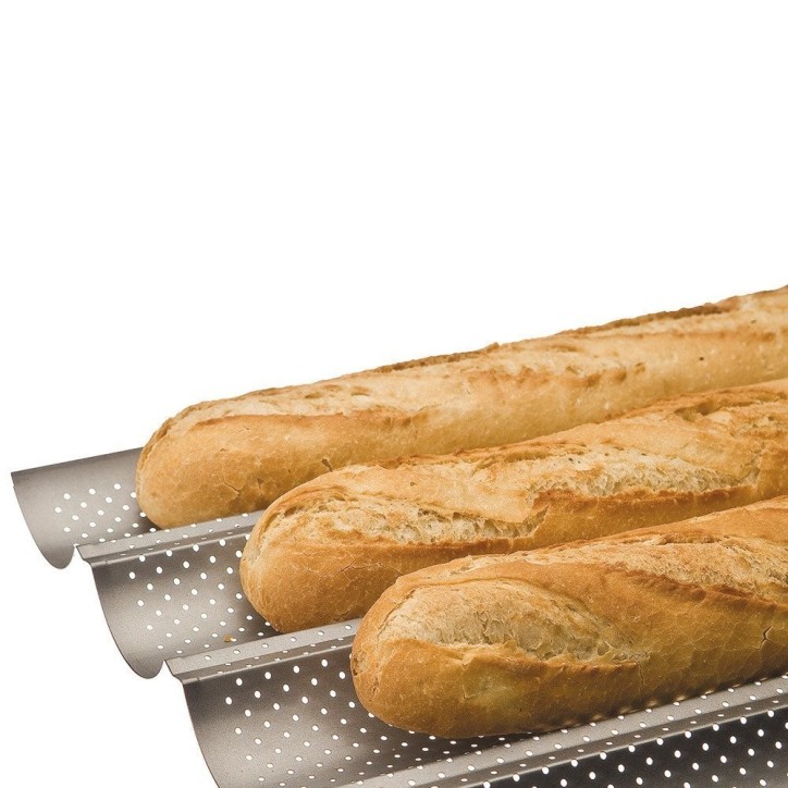 MOLDE 4 BAGUETTES TEJAS Ref.824804