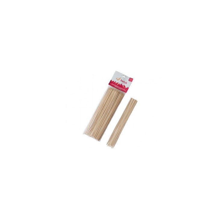 MORUNOS: BROCHETA DE BAMBU 25cm. (bolsa 100uni.) Ref.001010103