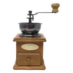 MOLINILLO DE CAFE RETRO MADERA NATURAL Ref.750720