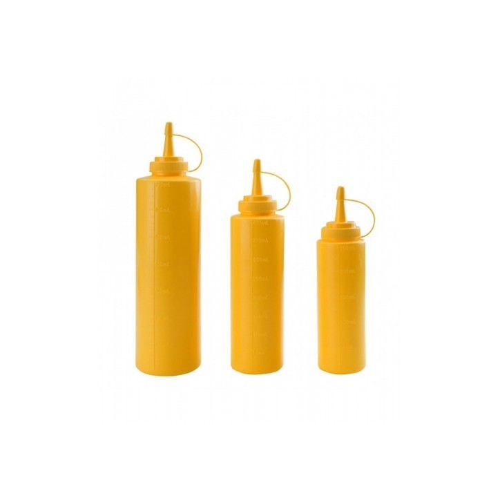 PERA BIBERON PARA SALSAS: DISPENSADOR Amarillo 360cl. Ref.1954