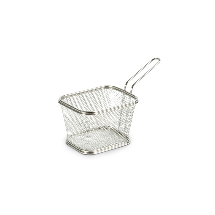 CESTA MINIATURA: CHIP BASKET CUADRADA 10X9Xh7cm. Ref.7482