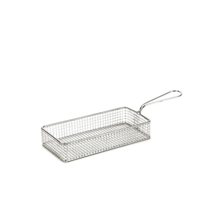 CESTA MINIATURA: CHIP BASKET RECTANGULAR 21X10Xh4cm. Ref.7486