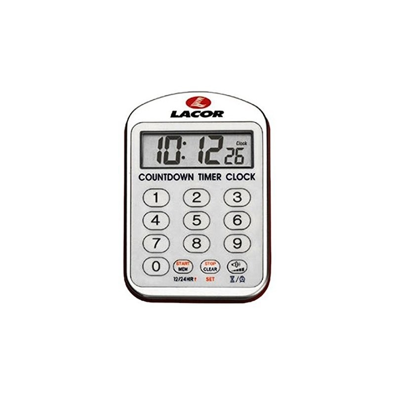 RELOJ DE COCINA CON ALARMA LACOR Ref.60804