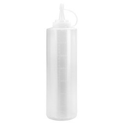 PERA BIBERON PARA SALSAS: DISPENSADOR Transparente 250ml. Ref.61925