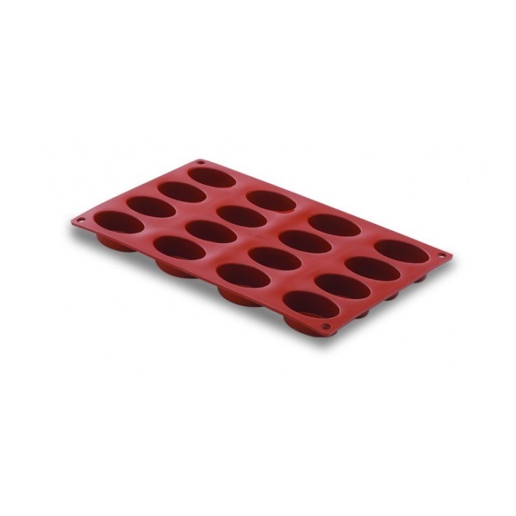 MOLDE SILICONA LACOR: PLANCHA OVAL 16 CAVIDADES Ref.66823