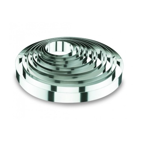 MOLDE ARO INOX: REDONDO  Ø12X6 Ref.68612