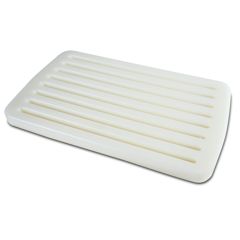 TABLA DE CORTA-PAN - P-500 240X400mm. -Grosoe 20mm. - BLANCA Ref.434444