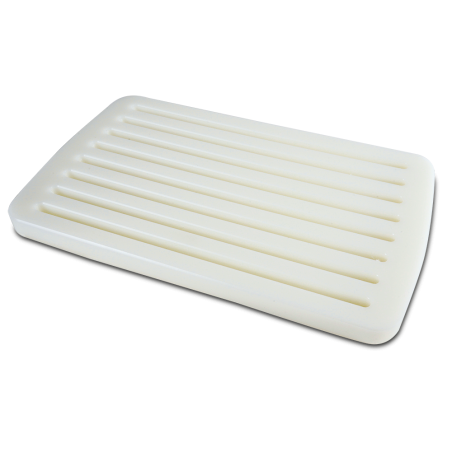 TABLA DE CORTA-PAN - P-500 240X400mm. -Grosoe 20mm. - BLANCA Ref.434444