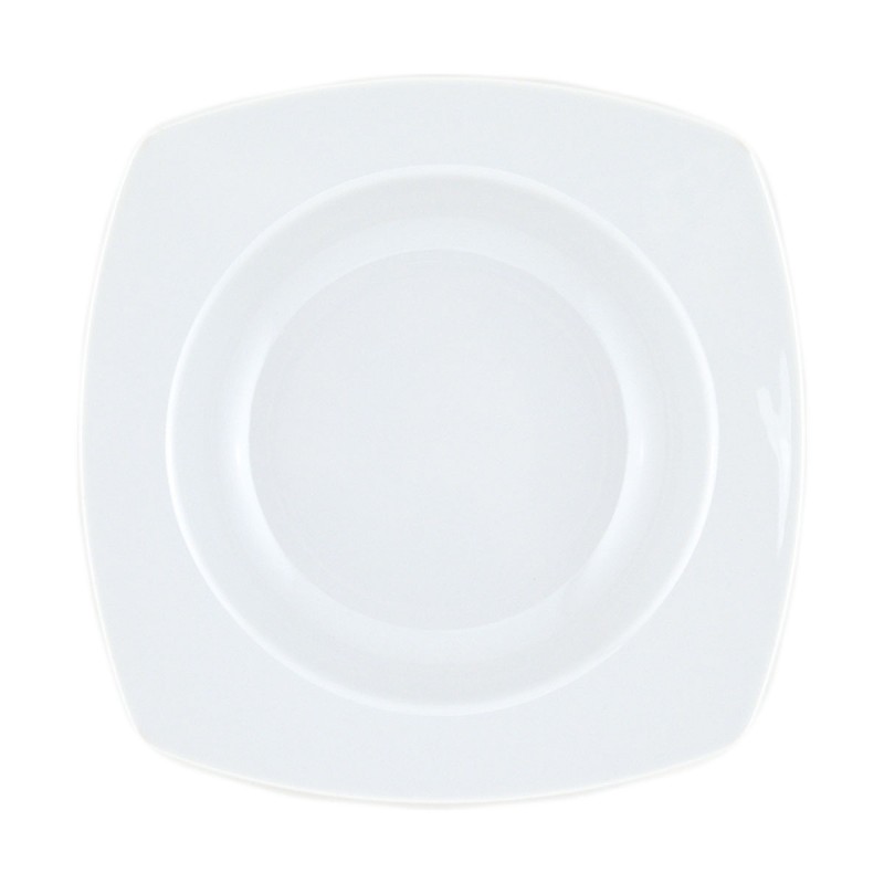 STILO BLANCO: PLATO HONDO 22cm. Ref.D000100