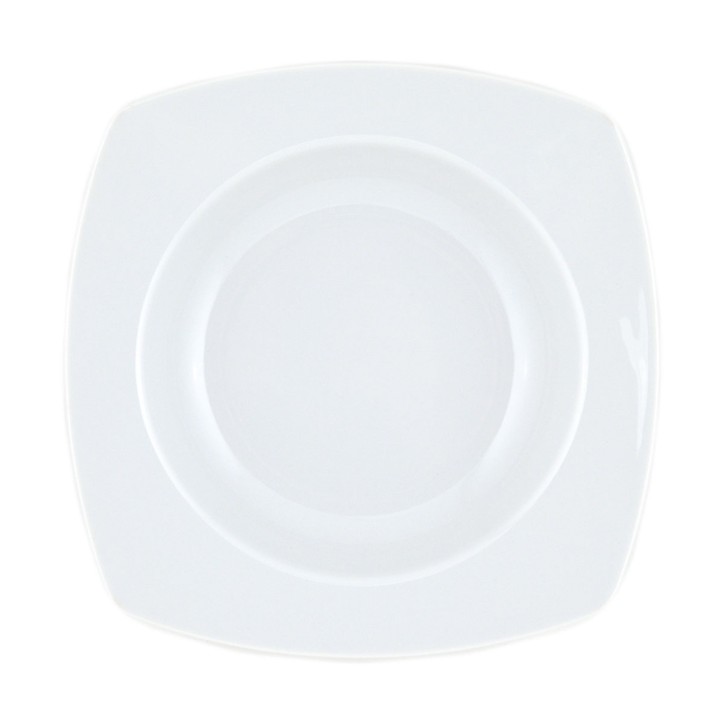 STILO BLANCO: PLATO HONDO 22cm. Ref.D000100